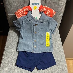 Carter's Baby Outfit Set - Blue and Red
